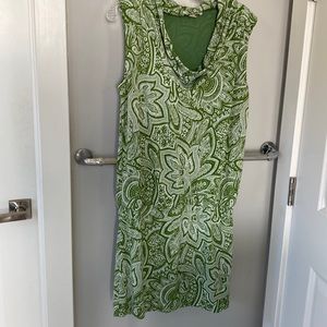 Michael Kors Drop Waist cowl neck sleeveless sundress size M